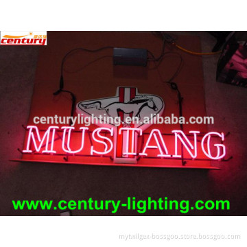 mustang Neon car Sign Lighting